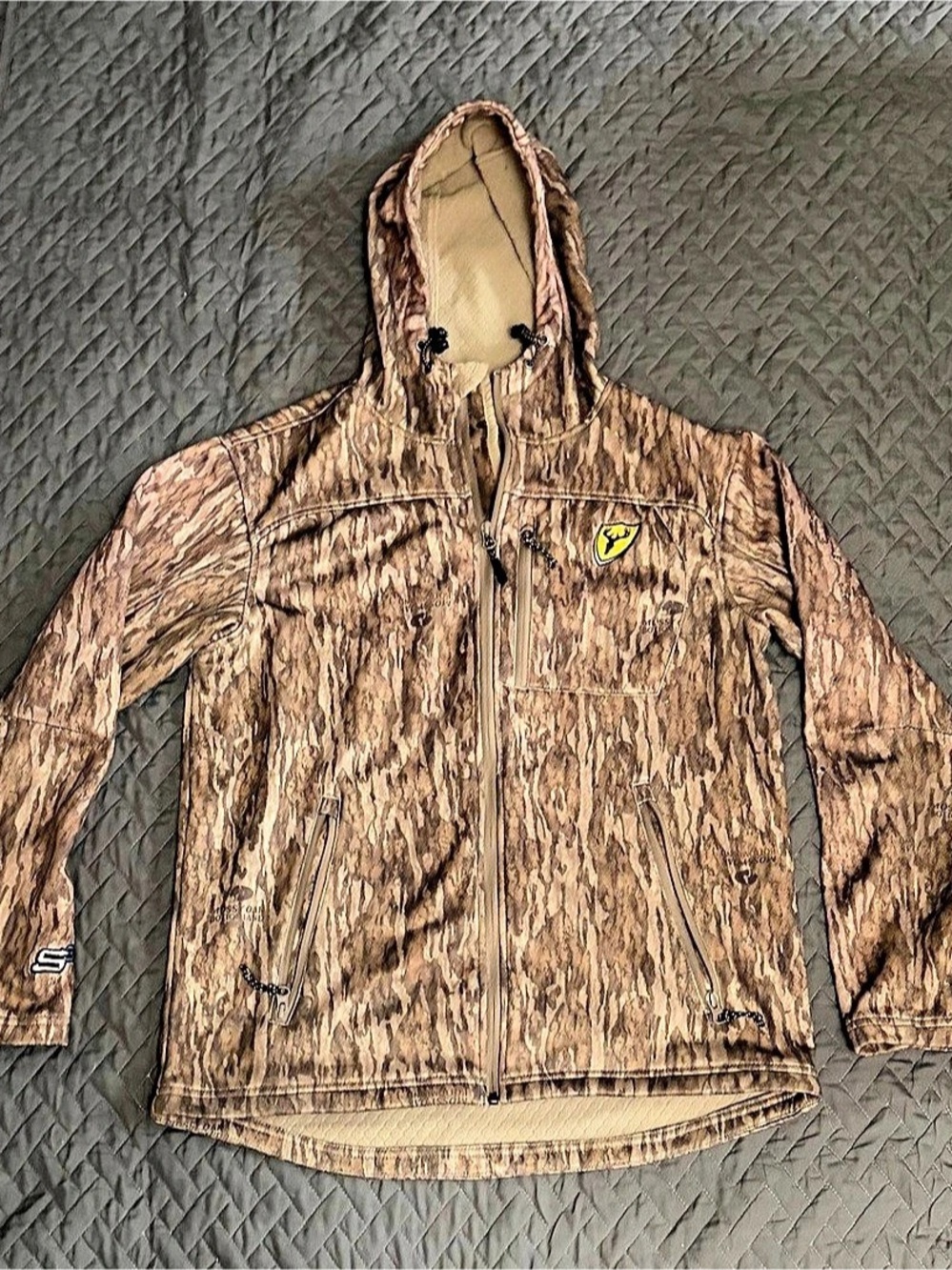 ScentLok Shield Series Mossy Oak Bottomland Camo Hunting Hoodie Jacket Men’s M